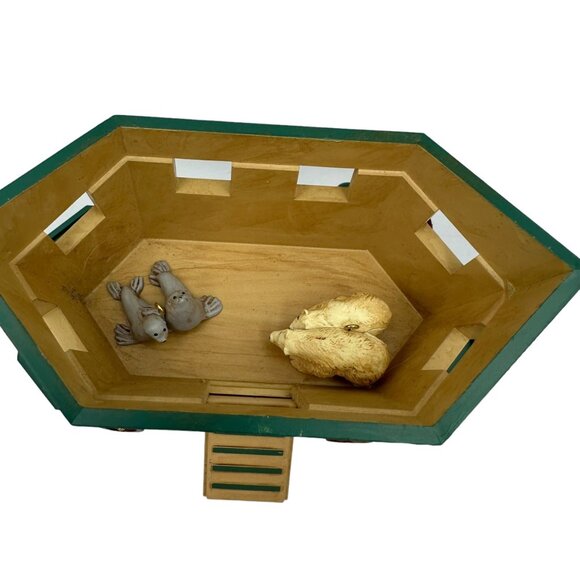 Hallmark Keepsake Ornament Noah's Ark Three Piece Set Special Edition Handcrafte - Picture 7 of 13